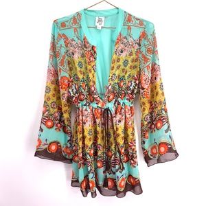 Ivy Jane Boho Peasant Tunic Top